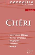 Couverture du livre « Chéri, de Colette » de  aux éditions Editions Du Cenacle