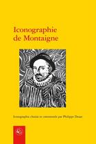 Couverture du livre « Iconographie de Montaigne » de  aux éditions Classiques Garnier