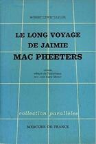 Couverture du livre « Le long voyage de jaimie mac pheeters » de Taylor Robert Lewis aux éditions Mercure De France