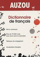 Couverture du livre « Dictionnaire de français » de Auzou Philippe aux éditions Philippe Auzou