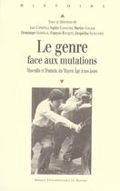 Couverture du livre « Genre face aux mutations » de Pur aux éditions Pu De Rennes