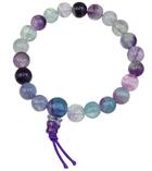 Couverture du livre « Bracelet mala tibetain - fluorite » de  aux éditions Dg-exodif