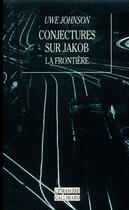 Couverture du livre « Conjectures sur jakob » de Uwe Johnson aux éditions Gallimard