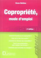 Couverture du livre « Copropriété mode d'emploi (3e édition) » de Bruno Mathieu aux éditions Delmas