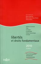 Couverture du livre « Libertés et droits fondamentaux (édition 2010) » de Frison-Roche et Cabrillac et Revet aux éditions Dalloz