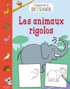 Couverture du livre « Les animaux rigolos (coll.j'apprends a dessiner) » de  aux éditions Kimane