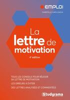 Couverture du livre « La lettre de motivation » de Christelle Capo-Chichi aux éditions Studyrama