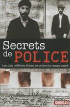 Couverture du livre « Secrets de police et destins étranges... » de Daniel-Charles Luytens aux éditions Jourdan