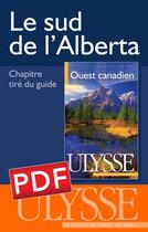 Couverture du livre « Le sud de l'Alberta » de  aux éditions Ulysse