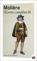 Couverture du livre « Oeuvres complètes » de Moliere aux éditions Flammarion