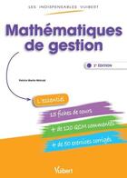 Couverture du livre « Mathématiques de gestion (2e édition) » de Patricia Martin-Wolczyk aux éditions Vuibert