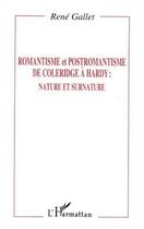 Couverture du livre « Romantisme et postromantisme » de  aux éditions L'harmattan