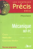 Couverture du livre « Mécanique ; MP-PC » de Clerc aux éditions Breal