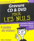 Couverture du livre « Gravure Cd Et Dvd » de Mark L. Chambers aux éditions First Interactive