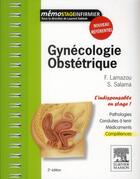 Couverture du livre « Gynécologie-obstétrique (2e édition) » de Frederic Lamazou et Samuel Salama aux éditions Elsevier-masson