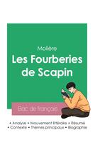 Couverture du livre « Réussir son Bac de français 2023 : Analyse des Fourberies de Scapin de Molière » de Moliere aux éditions Bac De Francais