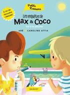 Couverture du livre « Les enquêtes de Max et Coco : vol à la piscine » de Aré et Caroline Attia aux éditions Rageot