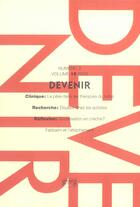 Couverture du livre « Devenir vol 15 n 3 2003 » de  aux éditions Georg