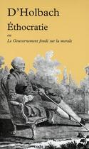 Couverture du livre « Ethocratie » de D'Holbach aux éditions Coda