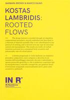 Couverture du livre « Rooted flows » de Kostas Lambridis aux éditions Nero