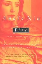 Couverture du livre « Fire » de Anais Nin aux éditions Houghton Mifflin Harcourt