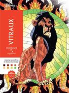 Couverture du livre « Art-thérapie ; Coloriages mystères : vitraux » de Julien Levy aux éditions Hachette Heroes