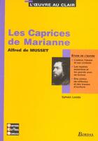 Couverture du livre « Caprices de marianne » de Sylvain Ledda aux éditions Bordas