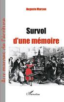 Couverture du livre « Survol d'une mémoire » de Auguste Marcon aux éditions L'harmattan