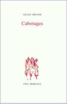 Couverture du livre « Cabotages » de Ortlieb/Martin aux éditions Fata Morgana