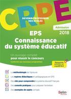 Couverture du livre « Crpe admission eps - systeme educatif » de  aux éditions Belin