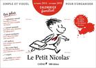 Couverture du livre « Le petit Nicolas ; calendrier familial ; septembre 2014/septembre 2015 » de Rene Goscinny aux éditions Chene