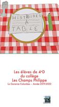 Couverture du livre « Histoires a table » de  aux éditions Le Lamantin