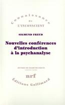 Couverture du livre « Nouvelles conférences d'introduction à la psychanalyse » de Sigmund Freud aux éditions Gallimard