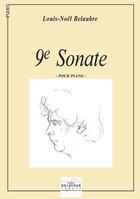 Couverture du livre « Sonate n0 9 pour piano » de Belaubre Louis-Noel aux éditions Delatour