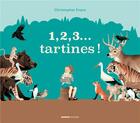 Couverture du livre « 1, 2, 3, tartines ! » de Christopher Evans aux éditions Mango