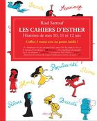 Couverture du livre « Les cahiers d'Esther : coffret Tomes 1 à 3 : histoires de mes 10, 11 et 12 ans » de Riad Sattouf aux éditions Allary