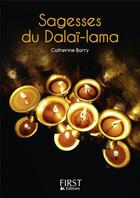 Couverture du livre « Sagesse du Dalaï-lama » de Catherine Barry aux éditions First
