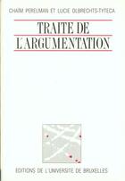 Couverture du livre « Traite De L'Argumentation » de Perelman aux éditions Universite De Bruxelles