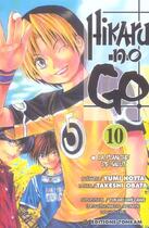 Couverture du livre « Hikaru no go Tome 10 : la planche de salut » de Yumi Hotta et Takeshi Obata aux éditions Delcourt