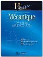 Couverture du livre « Mecanique ; mpsi, pcsi, ptsi (édition 2003) » de Brebec-J.M aux éditions Hachette Education