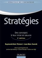 Couverture du livre « Stratégies ; concepts, méthodes, mise en oeuvre (3e édition) » de  aux éditions Dunod