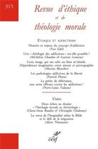 Couverture du livre « Revue d'ethique et de theologie morale - n 315 » de  aux éditions Cerf