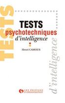 Couverture du livre « Test Psychotec D Intellig » de Henri Camous aux éditions Organisation