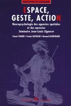 Couverture du livre « Espace, geste, action » de Viader aux éditions De Boeck