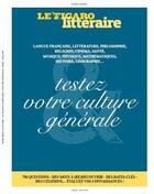 Couverture du livre « Testez votre culture generale » de Le Figaro Litteraire aux éditions Societe Du Figaro