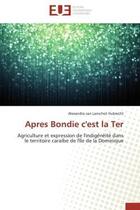 Couverture du livre « Apres bondie c'est la ter » de Hubrecht-A aux éditions Editions Universitaires Europeennes