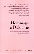 Couverture du livre « Hommage à l'Ukraine » de Iryna Dmytrychyn et Emmanuel Ruben et Collectif aux éditions Stock