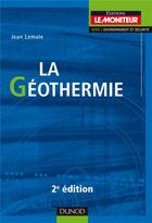 Couverture du livre « La géothermie » de  aux éditions Le Moniteur