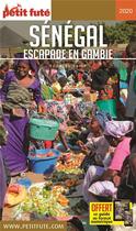 Couverture du livre « GUIDE PETIT FUTE ; COUNTRY GUIDE ; Sénégal, escapade en Gambie (édition 2020) » de  aux éditions Le Petit Fute