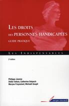 Couverture du livre « Les droits des personnes handicapées, guide pratique (2e édition) » de Jean Massot aux éditions Berger-levrault